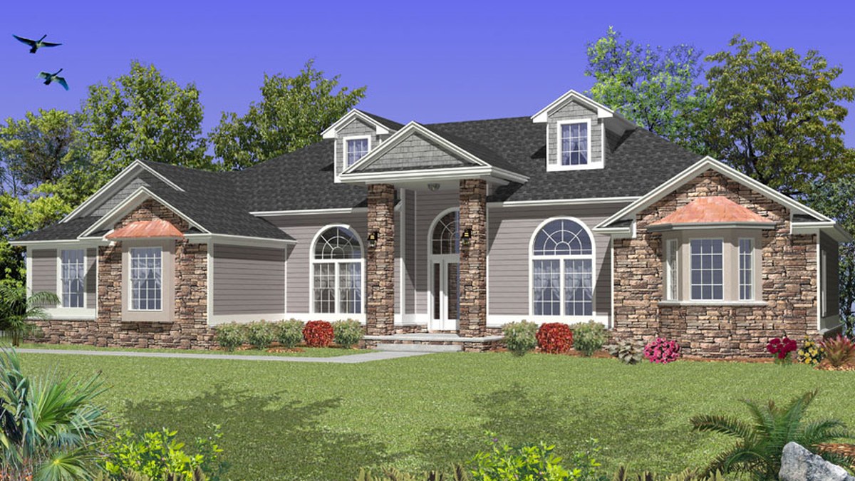Modern Farmhouse with 3-Car Garage